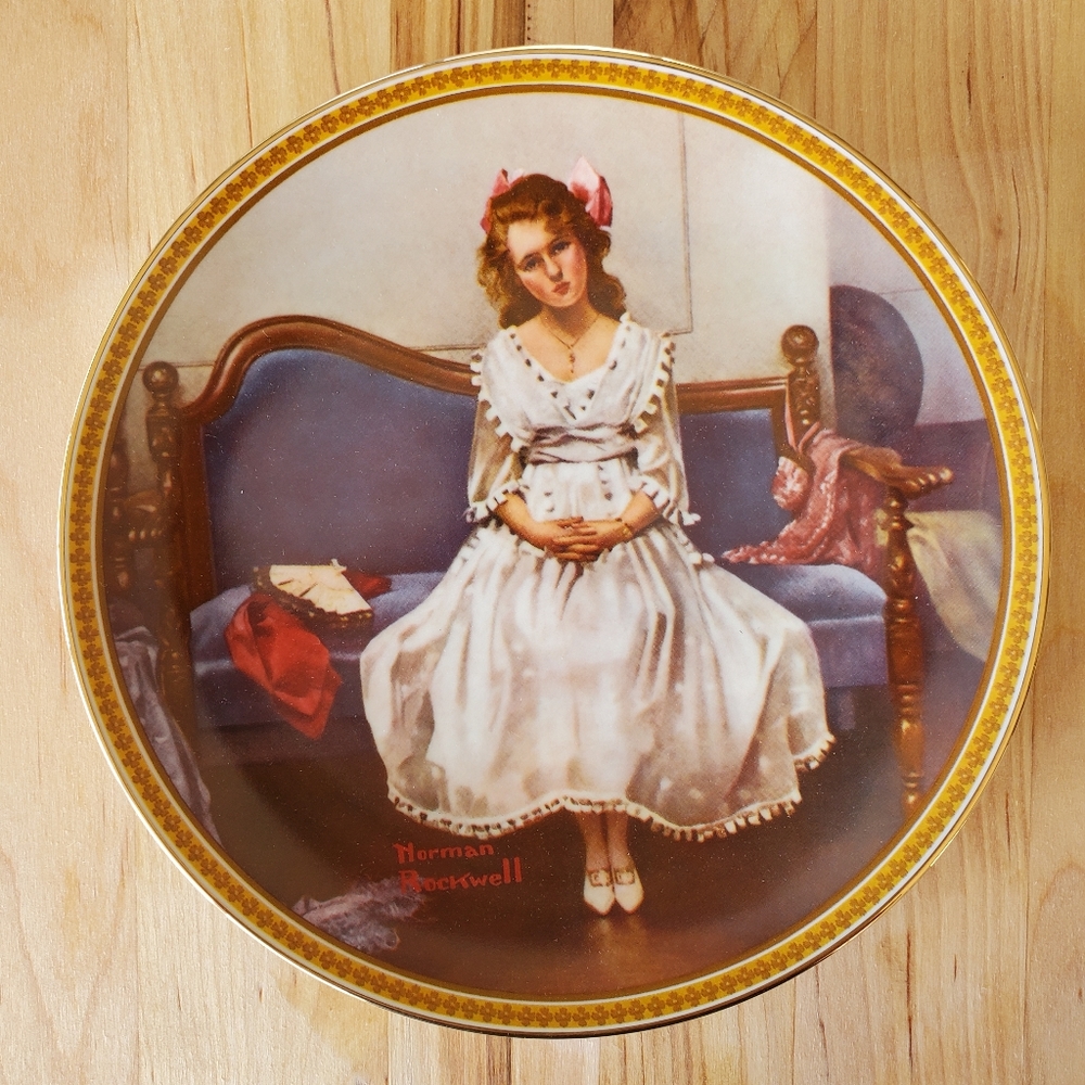 VINTAGE NWB Norman Rockwell Plate